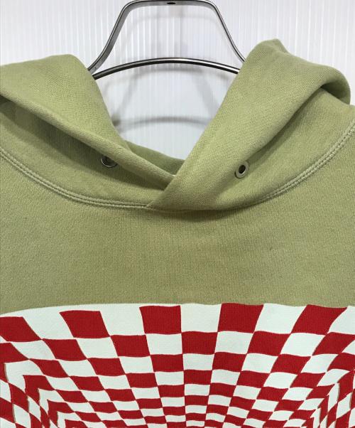 AMBUSH（アンブッシュ）AMBUSH (アンブッシュ) Optical Print Hoodie グリーン サイズ:2の古着・服飾アイテム