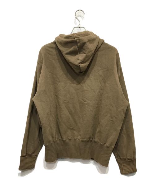 Perfect ribs（パーフェクトリブス）Perfect ribs (パーフェクトリブス) Basic Hoodie  CHAI ブラウン サイズ:Mの古着・服飾アイテム