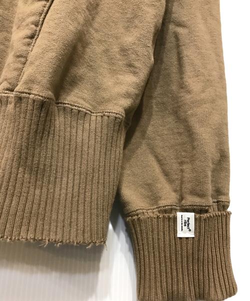 Perfect ribs（パーフェクトリブス）Perfect ribs (パーフェクトリブス) Basic Hoodie  CHAI ブラウン サイズ:Mの古着・服飾アイテム