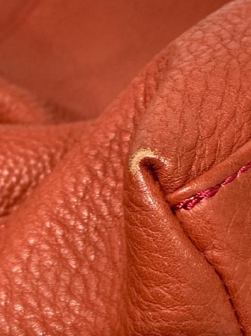 KITAMURA（キタムラ）KITAMURA (キタムラ) ハンドバッグ レッドの古着・服飾アイテム