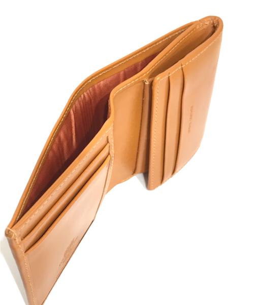 Whitehouse Cox（ホワイトハウスコックス）Whitehouse Cox (ホワイトハウスコックス) COMPACT WALLET / BRIDLE ブラウンの古着・服飾アイテム