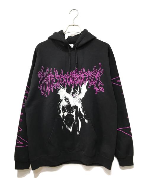 DEADLY DOLL（デッドリー ドール）DEADLY DOLL (デッドリー ドール) JESSE JO STARK プリントパーカー ブラック サイズ:Lの古着・服飾アイテム
