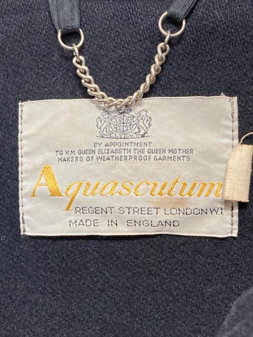 Aquascutum（アクアスキュータム）Aquascutum (アクアスキュータム) ダッフルコート ネイビー サイズ:USA 38の古着・服飾アイテム