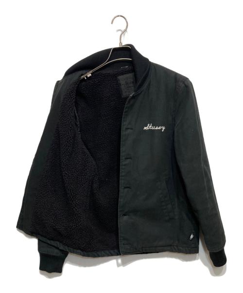stussy（ステューシー）stussy (ステューシー) 裏ボアジャケット ブラック サイズ:Ｍの古着・服飾アイテム