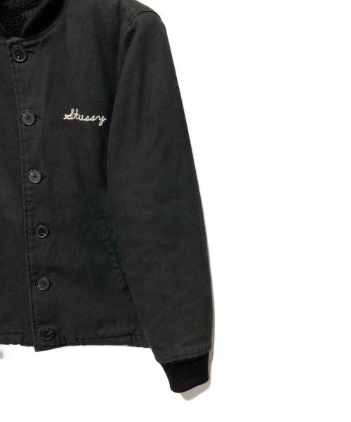 stussy（ステューシー）stussy (ステューシー) 裏ボアジャケット ブラック サイズ:Ｍの古着・服飾アイテム