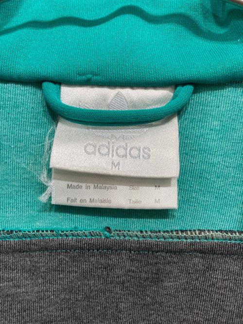 adidas（アディダス）adidas (アディダス) 古着トラックジャケット ブラック×ブルー サイズ:Ｍの古着・服飾アイテム
