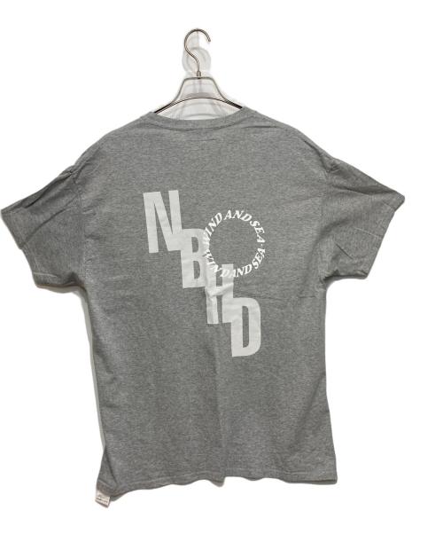 NEIGHBORHOOD（ネイバーフッド）NEIGHBORHOOD (ネイバーフッド) WIND AND SEA (ウィンダンシー) コラボプリントTシャツ グレー サイズ:XLの古着・服飾アイテム
