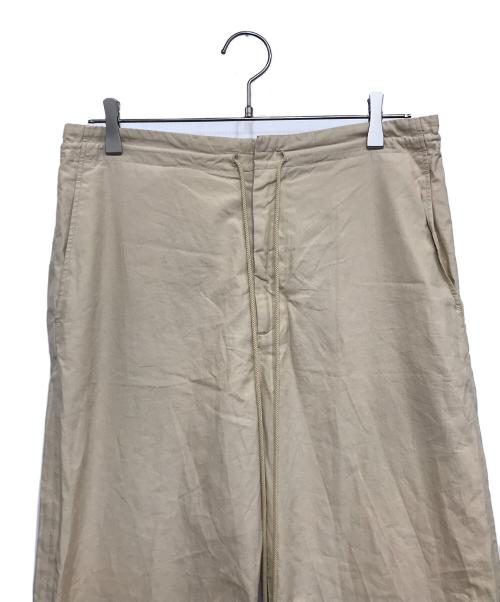 AURALEE（オーラリー）AURALEE (オーラリー) WASHED FINX TWILL EASY WIDE PANTS ベージュ サイズ:3の古着・服飾アイテム