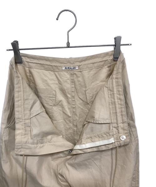 AURALEE（オーラリー）AURALEE (オーラリー) WASHED FINX TWILL EASY WIDE PANTS ベージュ サイズ:3の古着・服飾アイテム