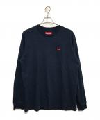 SUPREMEシュプリーム）の古着「Small Box L/S Tee」｜ネイビー