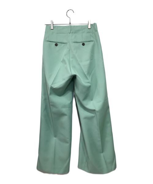 PLAN C（プランシー）PLAN C (プランシー) タックワイドパンツ グリーン サイズ:38の古着・服飾アイテム