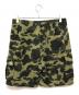 A BATHING APE (ア ベイシング エイプ) 1st camo yellow スウェットカーゴショーツ カーキ サイズ:L：14000円