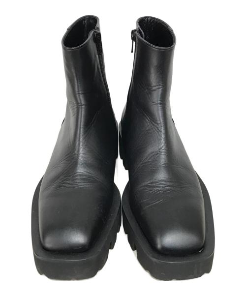 MARW UNITED ARROWS（マルゥ ユナイテッドアローズ）MARW UNITED ARROWS (マルゥ ユナイテッドアローズ) サイドジップブーツ ブラック サイズ:24cmの古着・服飾アイテム