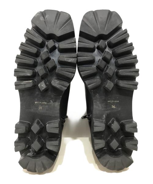 MARW UNITED ARROWS（マルゥ ユナイテッドアローズ）MARW UNITED ARROWS (マルゥ ユナイテッドアローズ) サイドジップブーツ ブラック サイズ:24cmの古着・服飾アイテム