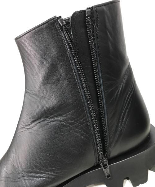 MARW UNITED ARROWS（マルゥ ユナイテッドアローズ）MARW UNITED ARROWS (マルゥ ユナイテッドアローズ) サイドジップブーツ ブラック サイズ:24cmの古着・服飾アイテム
