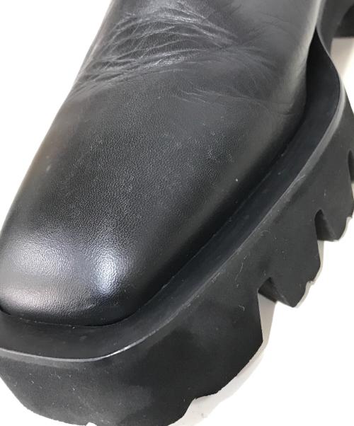 MARW UNITED ARROWS（マルゥ ユナイテッドアローズ）MARW UNITED ARROWS (マルゥ ユナイテッドアローズ) サイドジップブーツ ブラック サイズ:24cmの古着・服飾アイテム