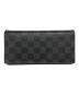 LOUIS VUITTON (ルイ ヴィトン) ポルトフォイユ・ブラザ 長財布 ブラック：14000円