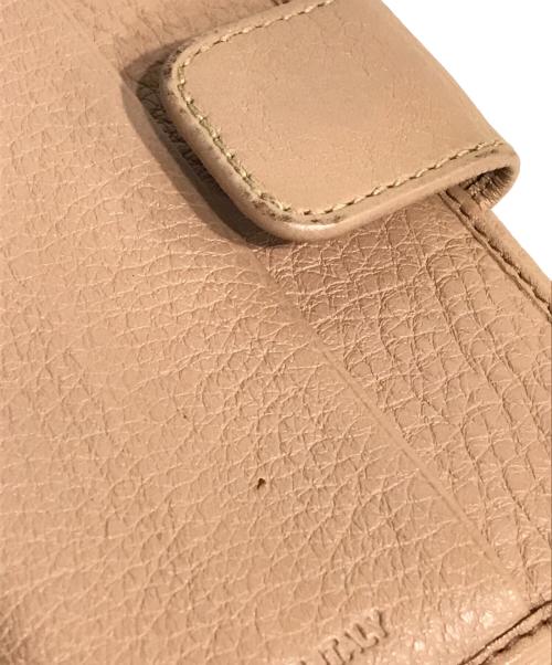 PRADA（プラダ）PRADA (プラダ) 2つ折り財布 ピンクベージュの古着・服飾アイテム