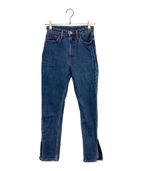 HER LIP TO（ハーリップトゥ）HER LIP TO (ハーリップトゥ) Tokyo High Rise Jeansデニムパンツ ブルー サイズ:24の古着・服飾アイテム