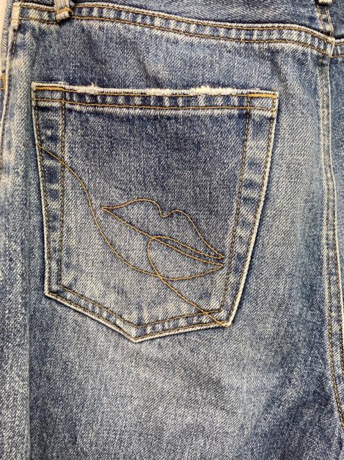 HER LIP TO（ハーリップトゥ）HER LIP TO (ハーリップトゥ) デニムパンツ ブルー サイズ:24の古着・服飾アイテム