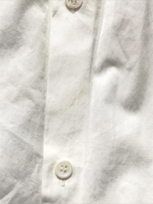 Y's（ワイズ）Y's (ワイズ) フロントプリーツシャツワンピース ホワイト サイズ:1の古着・服飾アイテム