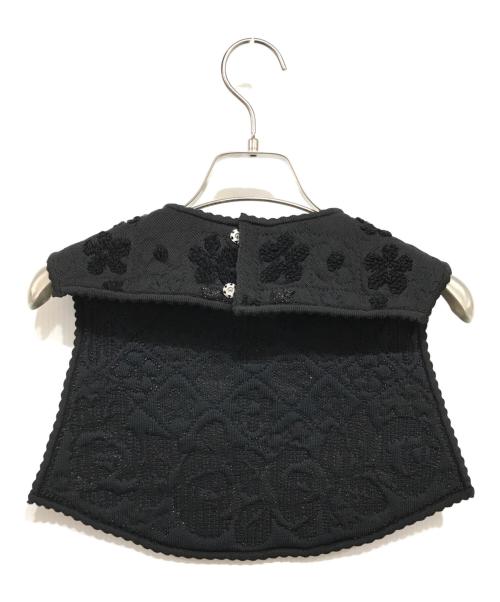 TAO COMME des GARCONS（タオ コムデギャルソン）TAO COMME des GARCONS (タオ コムデギャルソン) エステル袋ジャカード スタイ つけ襟 ブラック サイズ:記載なしの古着・服飾アイテム