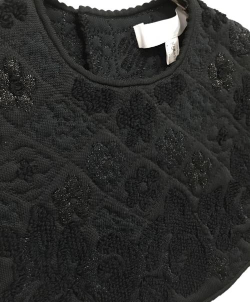 TAO COMME des GARCONS（タオ コムデギャルソン）TAO COMME des GARCONS (タオ コムデギャルソン) エステル袋ジャカード スタイ つけ襟 ブラック サイズ:記載なしの古着・服飾アイテム