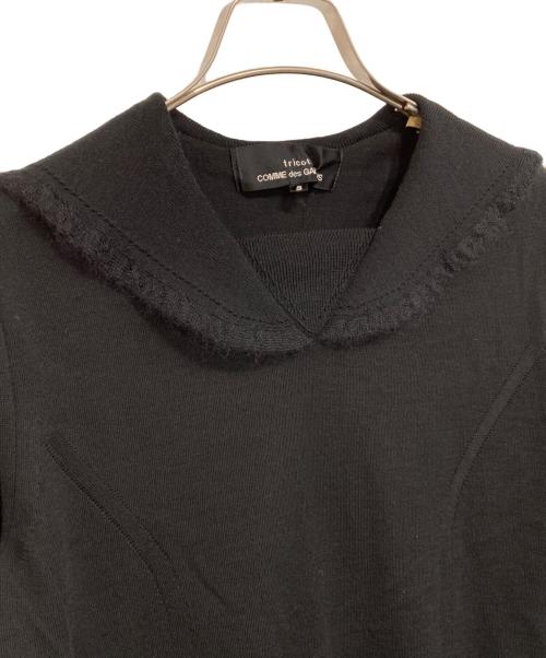 tricot COMME des GARCONS（トリココムデギャルソン）tricot COMME des GARCONS (トリココムデギャルソン) 襟付きニット ブラック サイズ:Sの古着・服飾アイテム