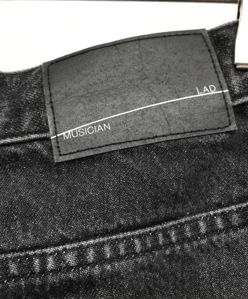 LAD MUSICIAN（ラッドミュージシャン）LAD MUSICIAN (ラッドミュージシャン) 12oz FLAT DENIM HAKAMA PANTS ブラック サイズ:44の古着・服飾アイテム