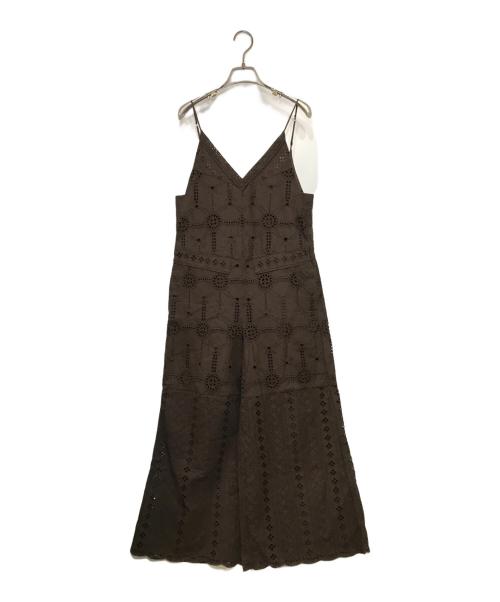 IENA（イエナ）IENA (イエナ) レースオールインワン ブラウン サイズ:-の古着・服飾アイテム