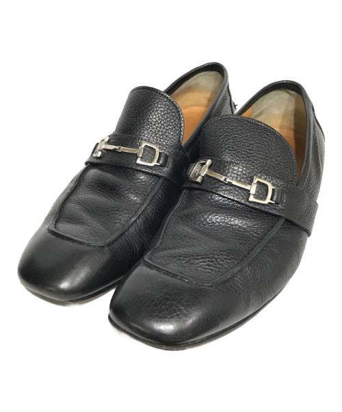GUCCI（グッチ）GUCCI (グッチ) ホースビットローファー ブラック サイズ:9の古着・服飾アイテム