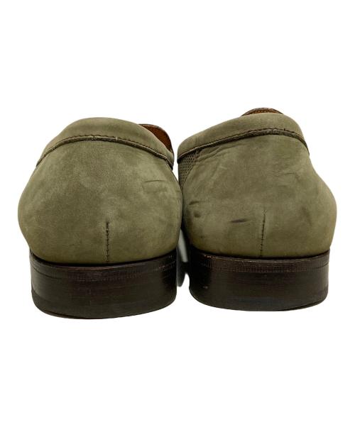 BALLY（バリー）BALLY (バリー) ローファー グリーン サイズ:7 1/2の古着・服飾アイテム