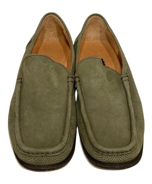 BALLY（バリー）BALLY (バリー) ローファー グリーン サイズ:7 1/2の古着・服飾アイテム