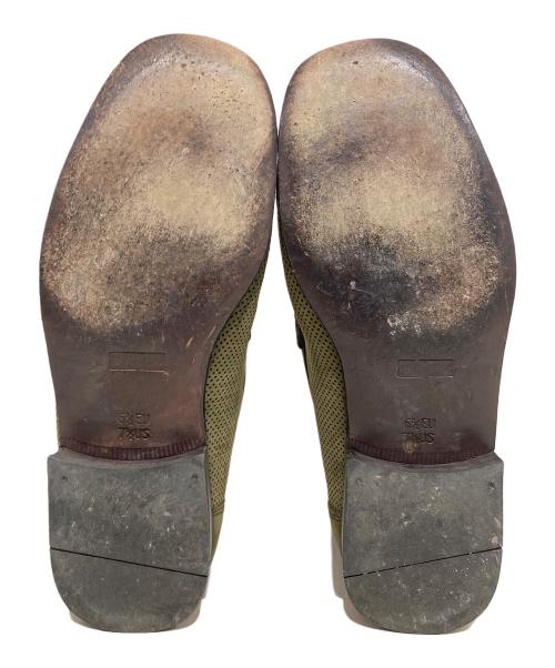 BALLY（バリー）BALLY (バリー) ローファー グリーン サイズ:7 1/2の古着・服飾アイテム