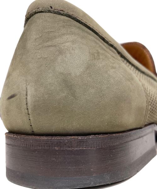 BALLY（バリー）BALLY (バリー) ローファー グリーン サイズ:7 1/2の古着・服飾アイテム