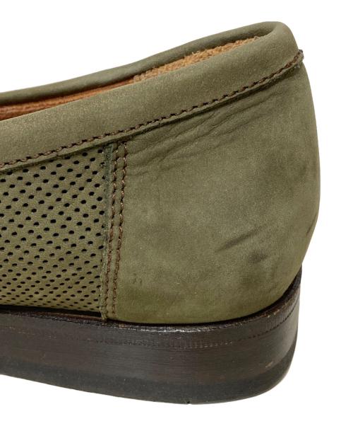 BALLY（バリー）BALLY (バリー) ローファー グリーン サイズ:7 1/2の古着・服飾アイテム