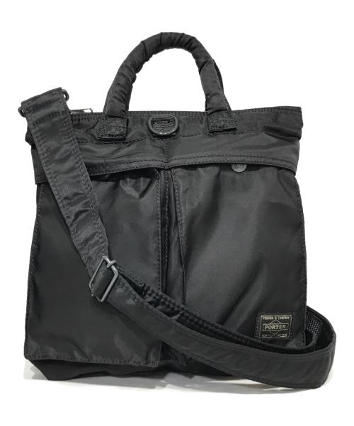 PORTER（ポーター）PORTER (ポーター) PX TANKER 2WAY HELMET BAG S ブラックの古着・服飾アイテム