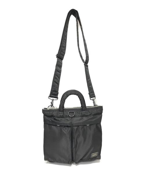 PORTER（ポーター）PORTER (ポーター) PX TANKER 2WAY HELMET BAG S ブラックの古着・服飾アイテム