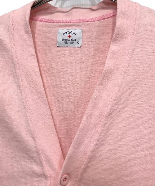 Noah（ノア）Noah (ノア) 24SS Rugby Pocket Cardigan ピンク サイズ:Sの古着・服飾アイテム