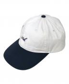 KITHキス）の古着「Script Logo Cap キャップ」｜ホワイト