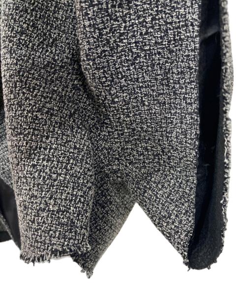 RANDEBOO（ランデブー）RANDEBOO (ランデブー) Cape tweed jacket / Tweed long skirt セットアップ グレー サイズ:Fの古着・服飾アイテム