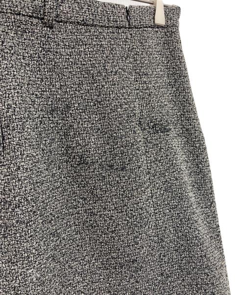 RANDEBOO（ランデブー）RANDEBOO (ランデブー) Cape tweed jacket / Tweed long skirt セットアップ グレー サイズ:Fの古着・服飾アイテム