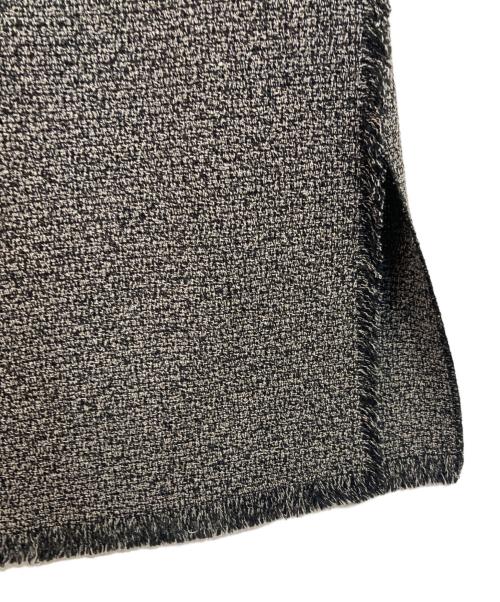 RANDEBOO（ランデブー）RANDEBOO (ランデブー) Cape tweed jacket / Tweed long skirt セットアップ グレー サイズ:Fの古着・服飾アイテム