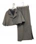 RANDEBOO（ランデブー）の古着「Cape tweed jacket / Tweed long skirt セットアップ」｜グレー