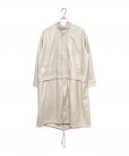 MAISON SPECIALメゾンスペシャル）の古着「Vegan Leather Mods Coat」｜ベージュ