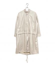 MAISON SPECIAL（メゾンスペシャル）の古着「Vegan Leather Mods Coat」｜ベージュ