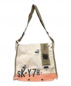 DIESELディーゼル）の古着「SK-Y78 メッセンジャーバッグ」｜ベージュ