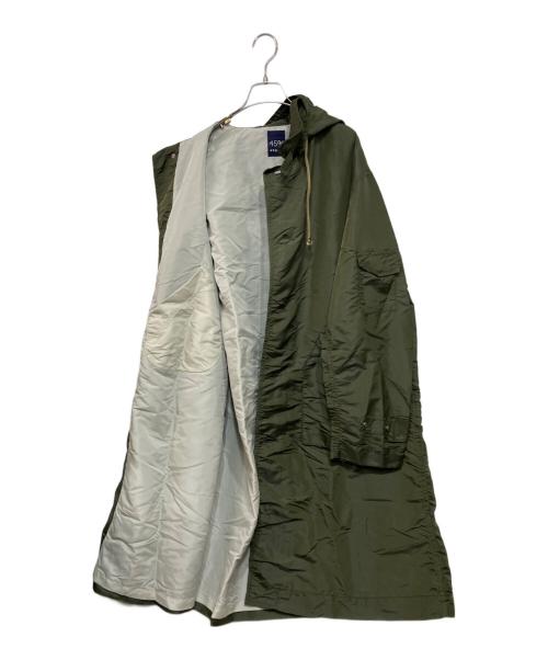 45R（フォーティファイブ・アール）45R (フォーティファイブ・アール) 厚ナイロンの908ミリタリーコート グリーン サイズ:4の古着・服飾アイテム