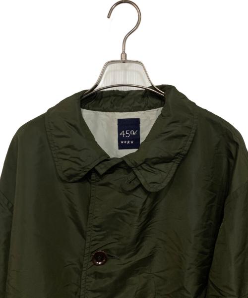 45R（フォーティファイブ・アール）45R (フォーティファイブ・アール) 厚ナイロンの908ミリタリーコート グリーン サイズ:4の古着・服飾アイテム