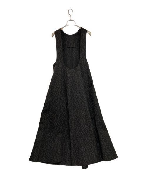 U by SPICK&SPAN（ユー バイ スピック＆スパン）U by SPICK&SPAN (ユー バイ スピック＆スパン) ジャガードフレアワンピース ブラック サイズ:-の古着・服飾アイテム